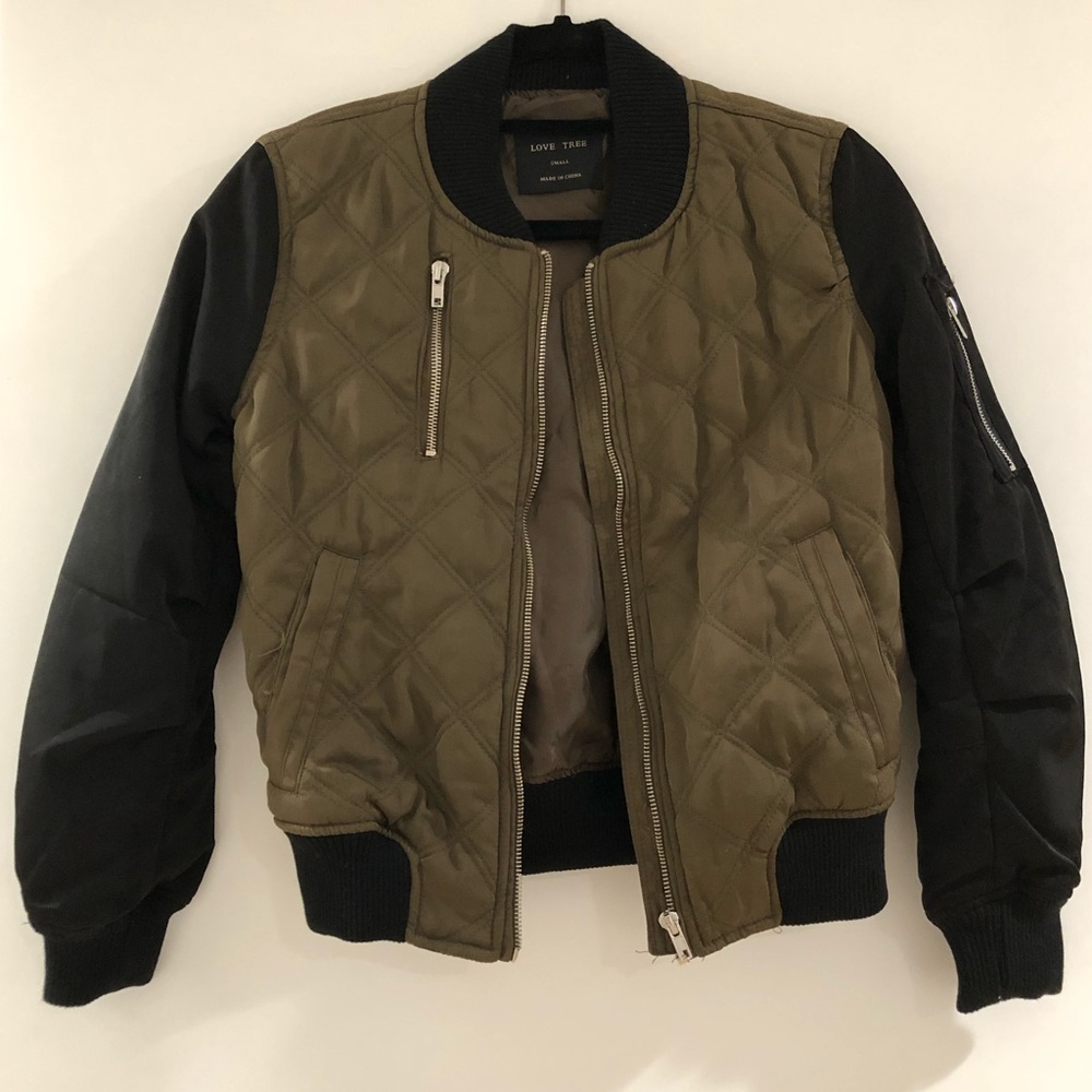 Women’s Quilted Bomber Jacket